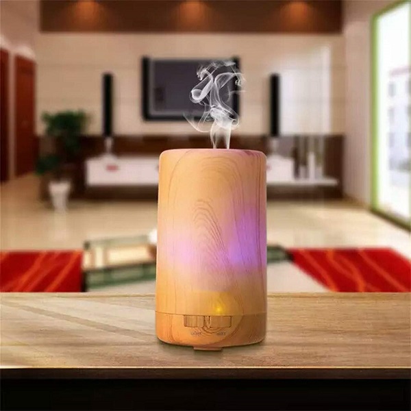 Aromatherapy Oil Diffuser, Auto Shut-Off (When Water Runs Out) Type C USB  Essential Oil Aroma Diffuser for Home Office Bedroom (White-150ML with 4