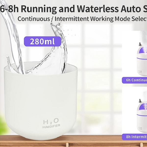 Small Humidifier, Cute Humidifier, Baby Humidifier With Colorful Lights, Mini  Humidifier, Bedroom